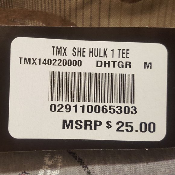 MARVEL SHE-HULK T-SHIRT - Collector's Comics Gray - Picture 5 of 7